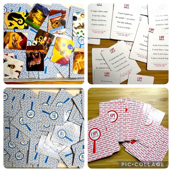 🔎 3 Books Hardcover I SPY by Jean Marzollo. 3 books, 63 pc puzzle & Memory Game - Picture 12 of 15